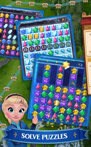 Disney Frozen Free Fall Games screen 3